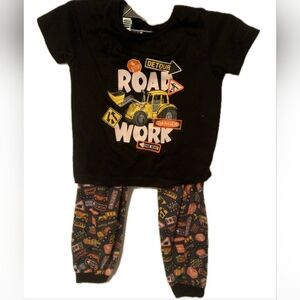 Ariella Black and Yellow Kids Pajamas